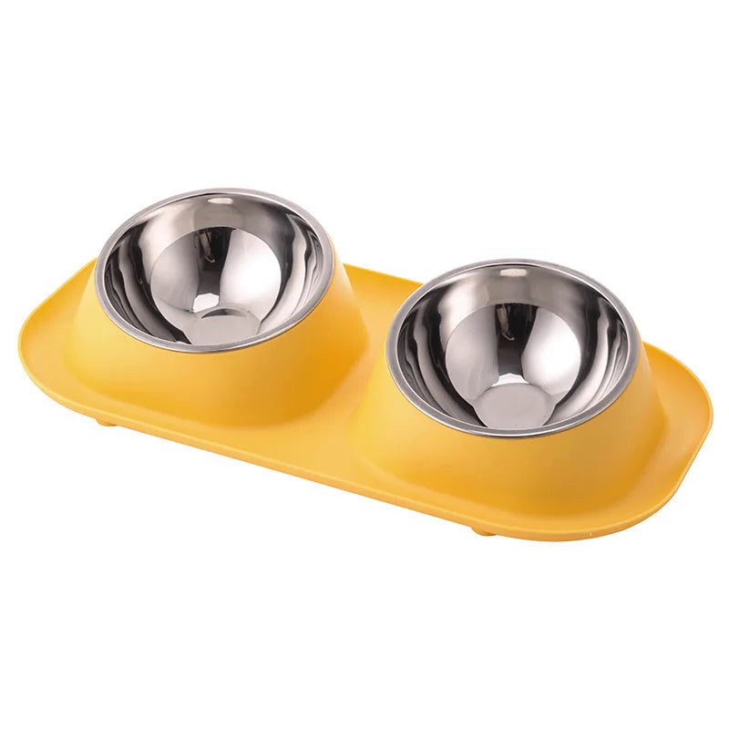 gamelle chat bol jaune