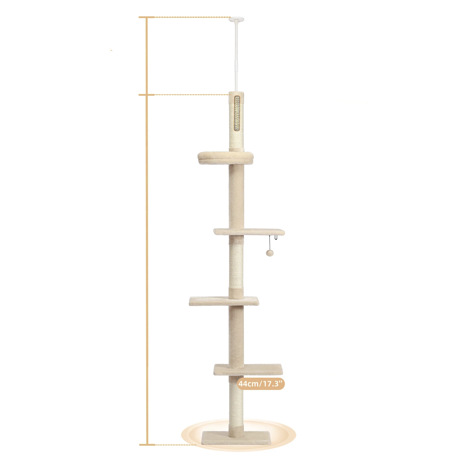 arbre a chat module beige multiniveaux