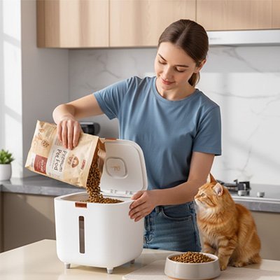 Boite a croquettes conservation optimal