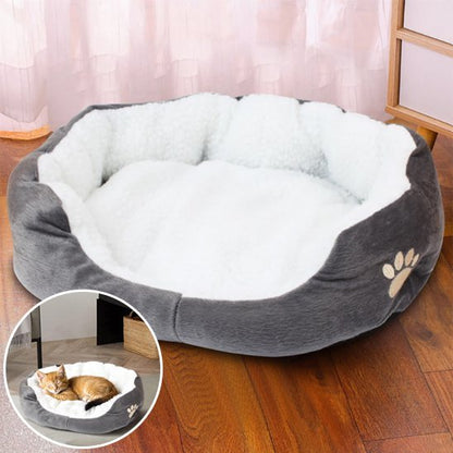 coussin chat blanc