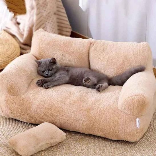 coussin chat confortable