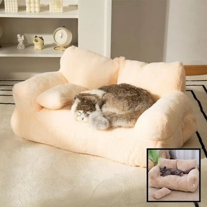 coussin chat detente