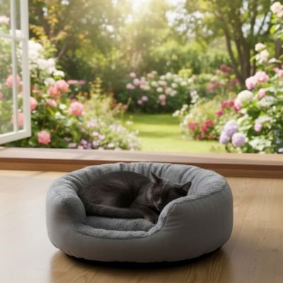 coussin chat relaxant