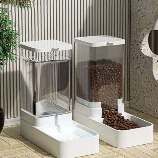 distributeur de croquettes pour chat deux distributeur