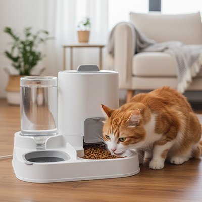 Distributeur de croquettes pour Chat | PetNutri Plus - PattePelu