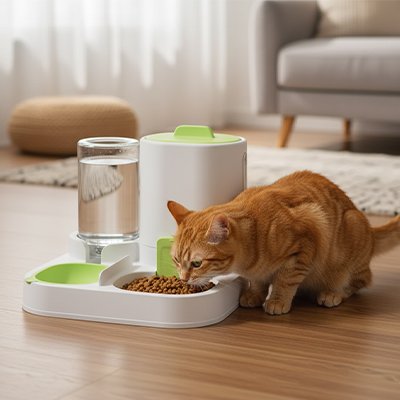 Distributeur de croquettes pour Chat | PetNutri Plus - PattePelu