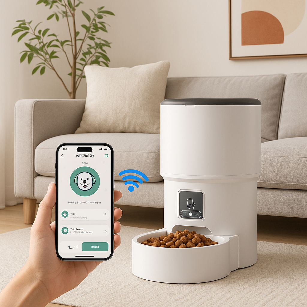 distributeur de croquettes pour chat wifi