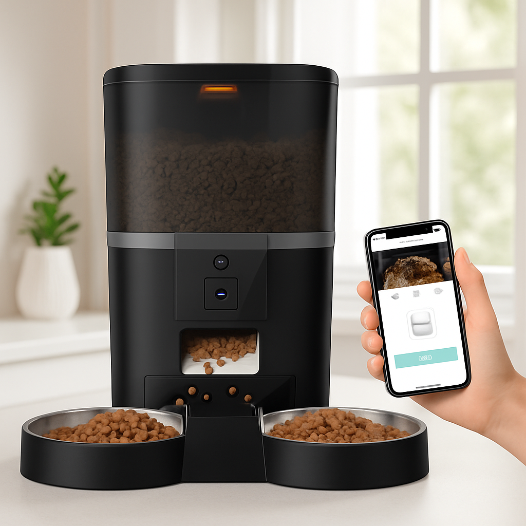 distributeur de croquettes pour chat appli