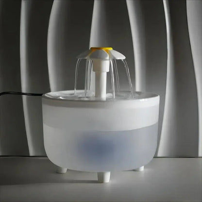 fontaine a eau chat givre