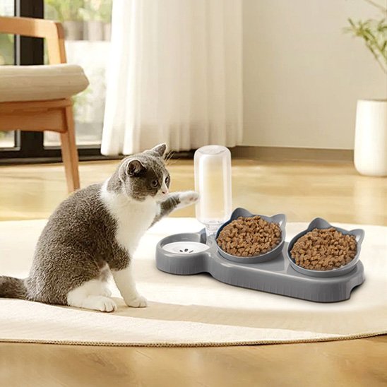 gamelle chat base antiderapant