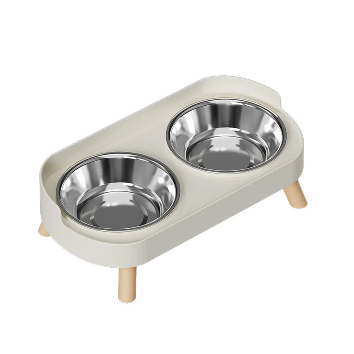 gamelle chat blanc stainless