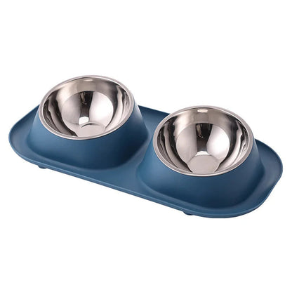gamelle chat bol bleu
