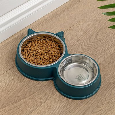 gamelle chat forme de chat