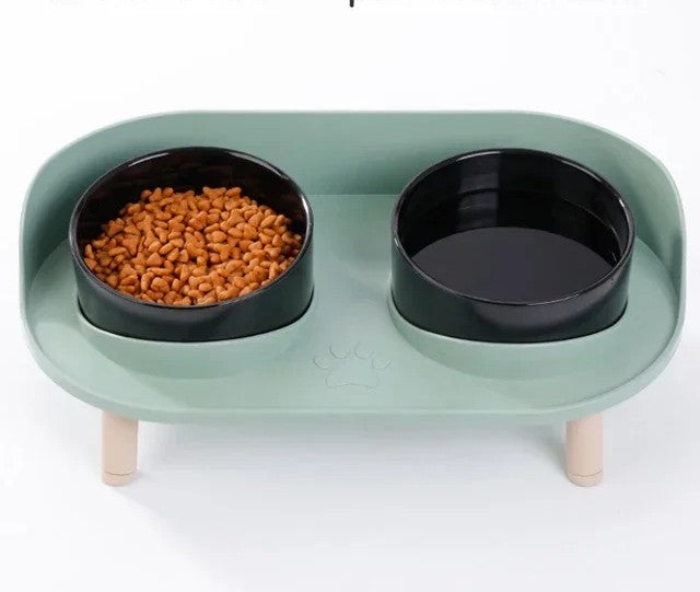 gamelle chat menthe bol noir