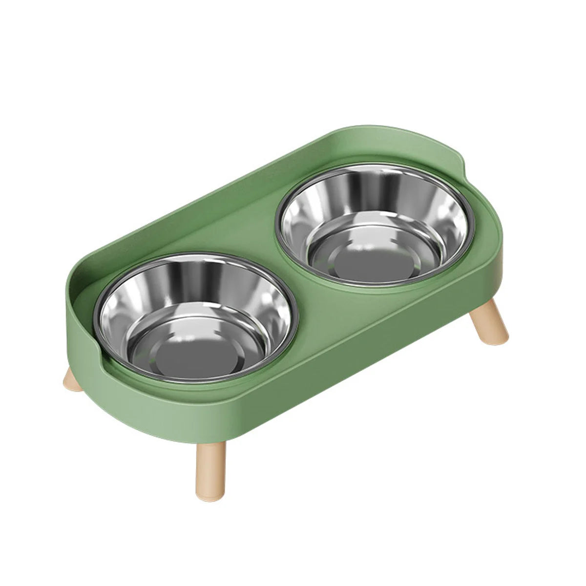 gamelle chat vert stainless