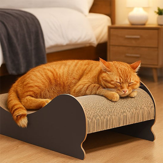 griffoir chat chat endormie sur griffoir