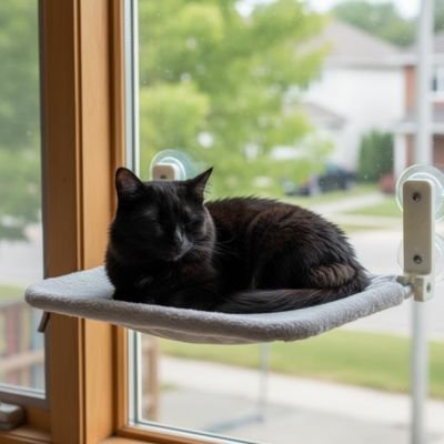 Hamac pour chat fenetre perchoir