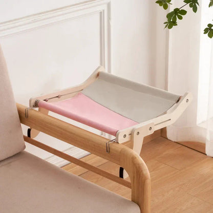 hamac pour chat perchoir rose