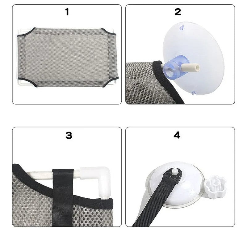 hamac pour chat quatre etapes