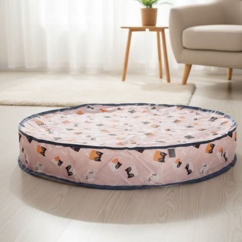 jouet chat interactif avec pochette cache cache