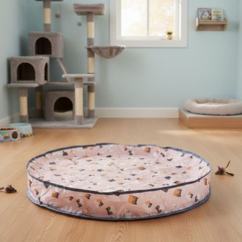 jouet chat interactif avec pochette