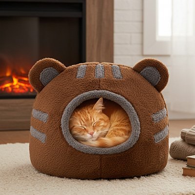 maison pour chat ultra relaxant