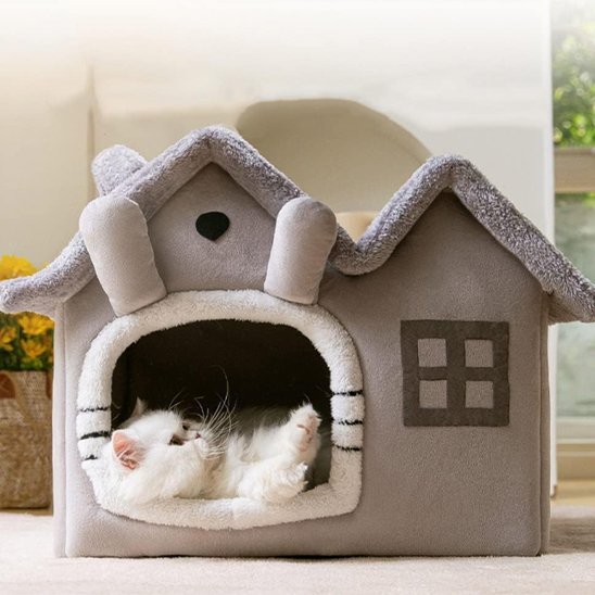 Niche pour chat coquet