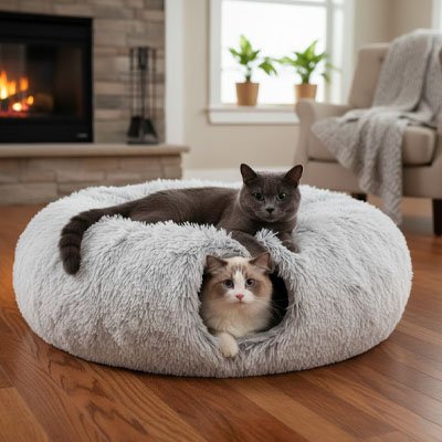 niche pour chat forme de tunnel