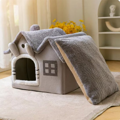 Niche pour chat pliable