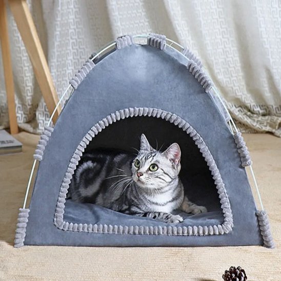 Niche pour chat portable